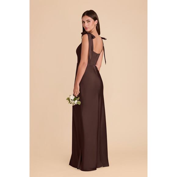 Birdy Grey Alex Matte Bridesmaid Dress – Espresso | Size M | NWT - Picture 2 of 10